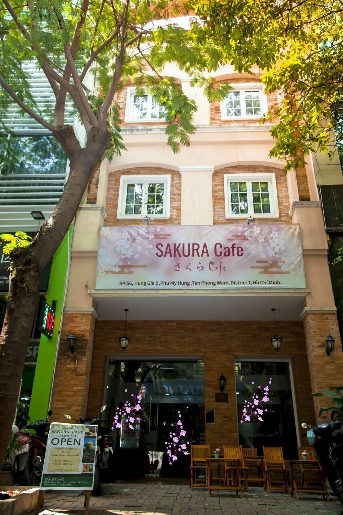 호치민 Sakura Cafe 아파트 외부 사진
